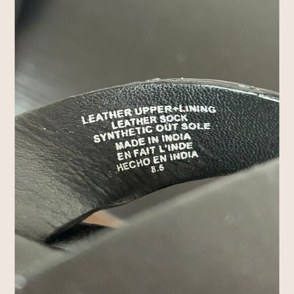 Seychelles Black Women's Sandals - Picture 8 of 9